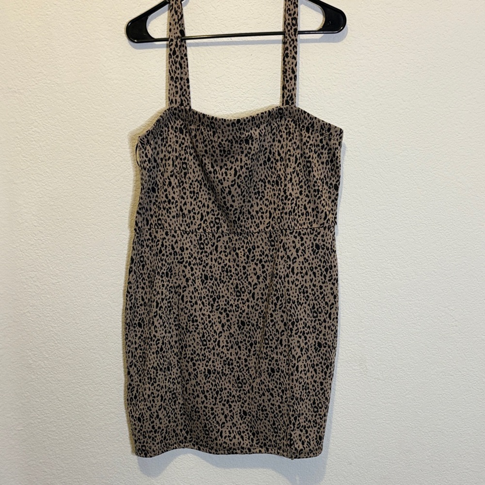 Forever21 Leopard Print Mini Dress 2X